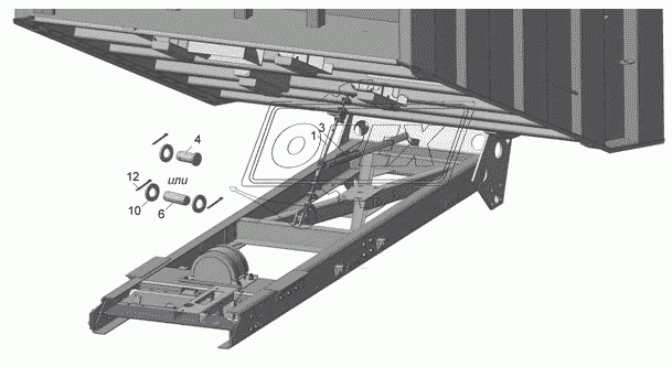 5511-8510231-10 Палец ф30х81 2отв.ф5 соединительный КАМАЗ-УВК